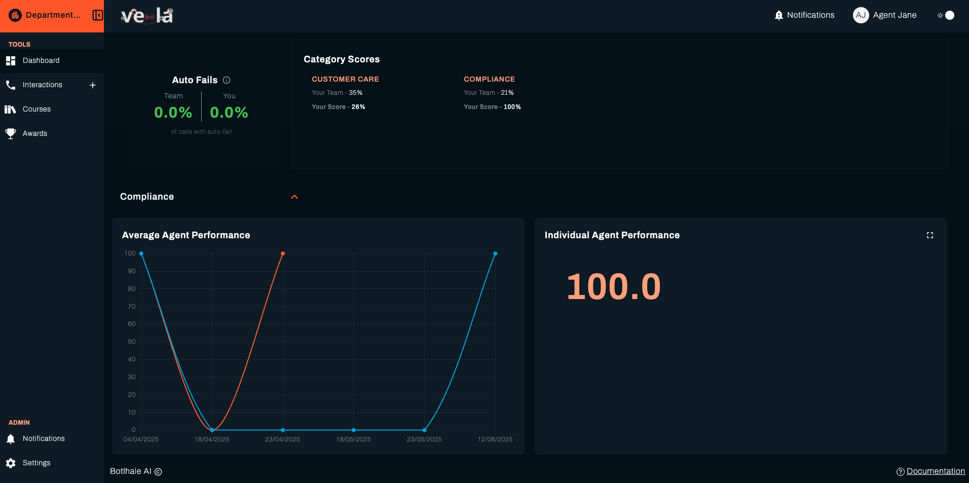 Agent Dashboard