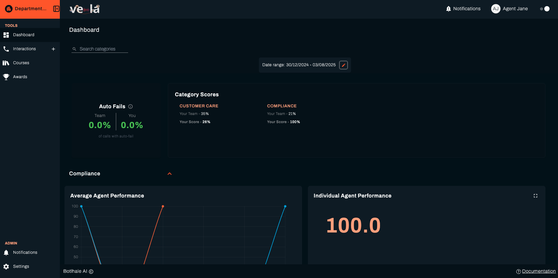Agent Dashboard