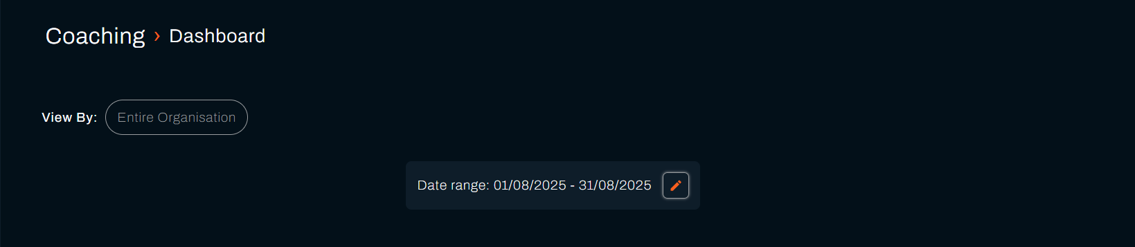 Dashboard Date-Range